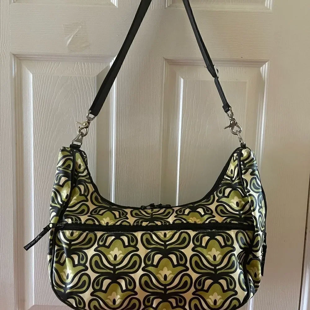 Petunia Pickle Bottom Shoulder/cross body bag canvas coated diaper bag
